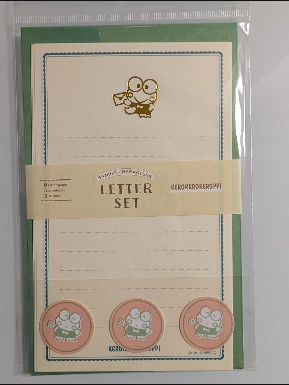 Sanrio Characters Letter Set Bundle 8pc